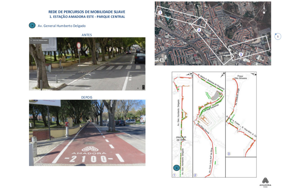 Lisboa 2020 | Corredor Pedonal - Metro Amadora Este/Centro da Amadora/Orçamento Participativo 2014