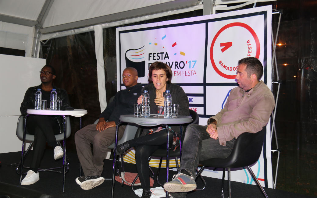 Kalaf Epalanga, Jakilson Pereira, Cararina Gomes e João Ricardo Pedro