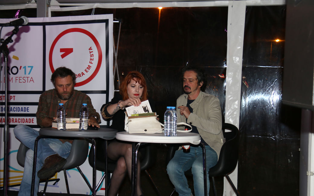 José Anjos, Cláudia R. Sampaio e Valério Romão