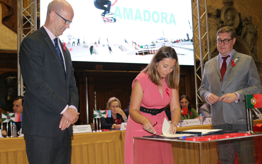 A cidade da Amadora assinou a Declaração de Paris