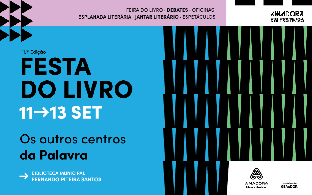 11 a 13 setembro | 11.ª edição da Festa do Livro da Amadora