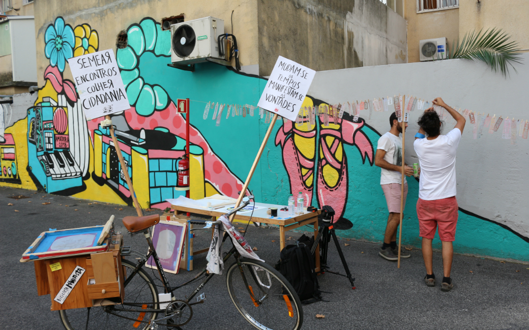 5.ª edição Conversas na Rua | 7 setembro | programação especial | Oficina de Serigrafica, projeto Bicicleta Manifesta