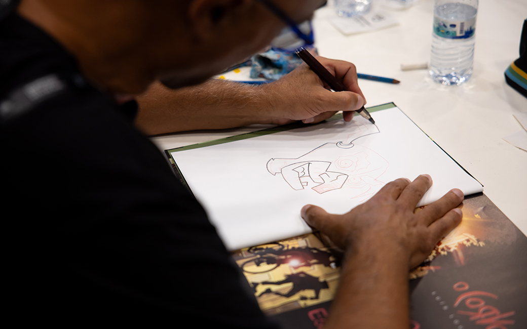Sessões de autógrafos no Amadora BD 2024