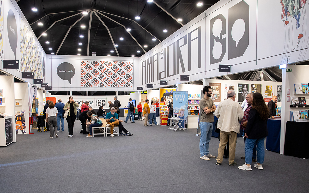 Presença de várias editoras no Amadora BD 2024