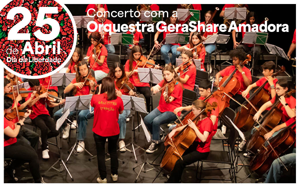 Concerto da Orquestra GeraShare Amadora celebra Dia da Liberdade