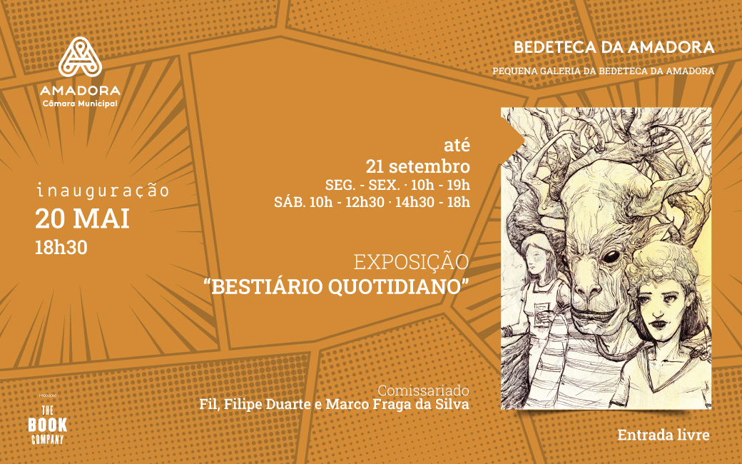 20 maio | INAUGURAÇÃO | Exposição “Bestiário Quotidiano” | Bedeteca