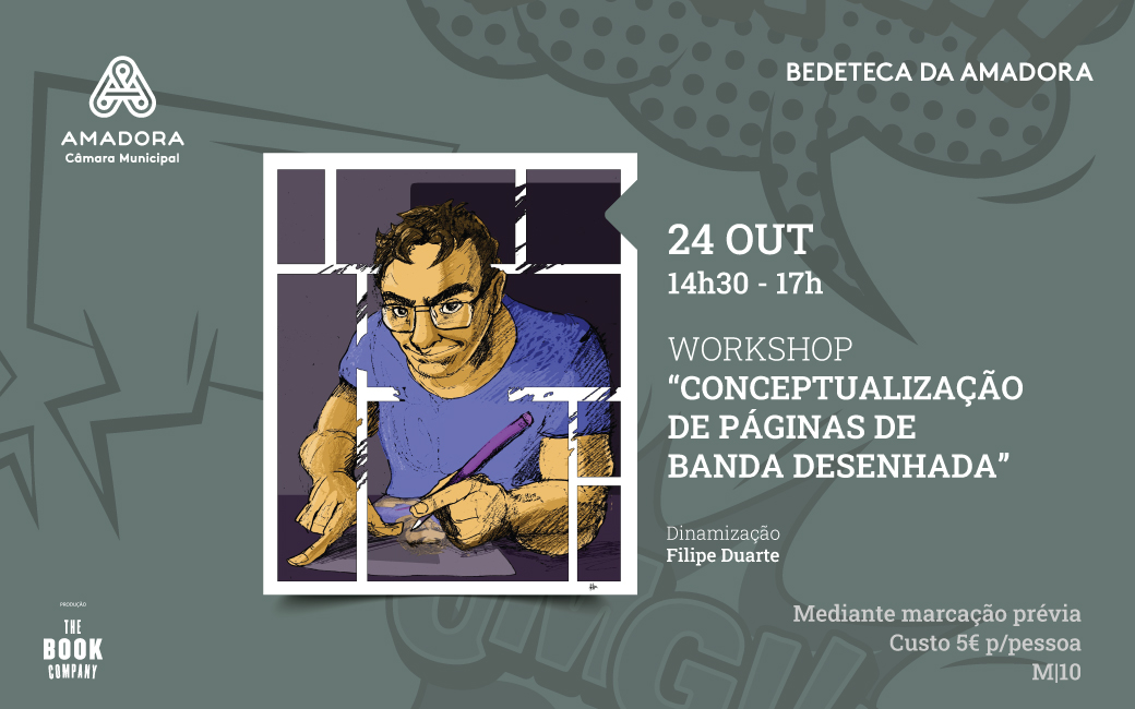 24 outubro | Workshop “Conceptualização de páginas de Banda Desenhada”