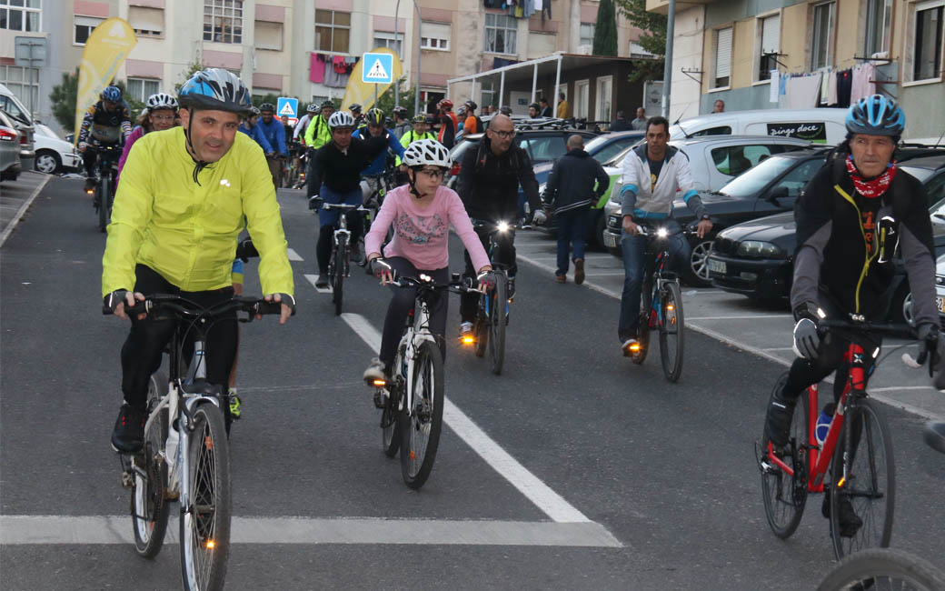 São 25 kms em ritmo de passeio