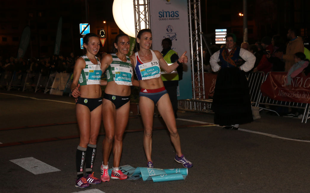 A vencedora com Ana Ferreira e Carla Martinho