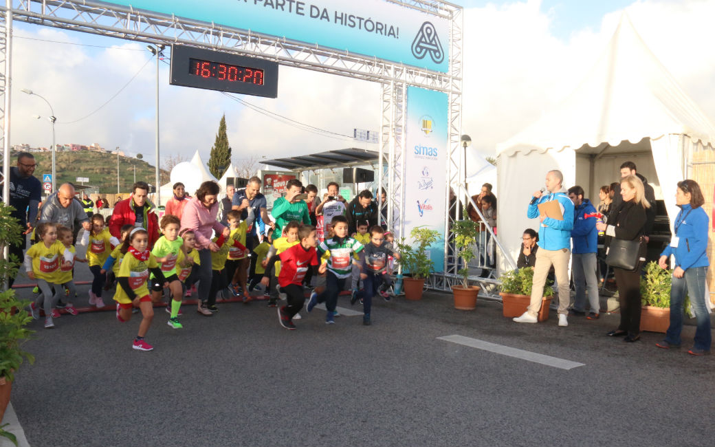 A Corrida das Crianças foi a novidade desta edição