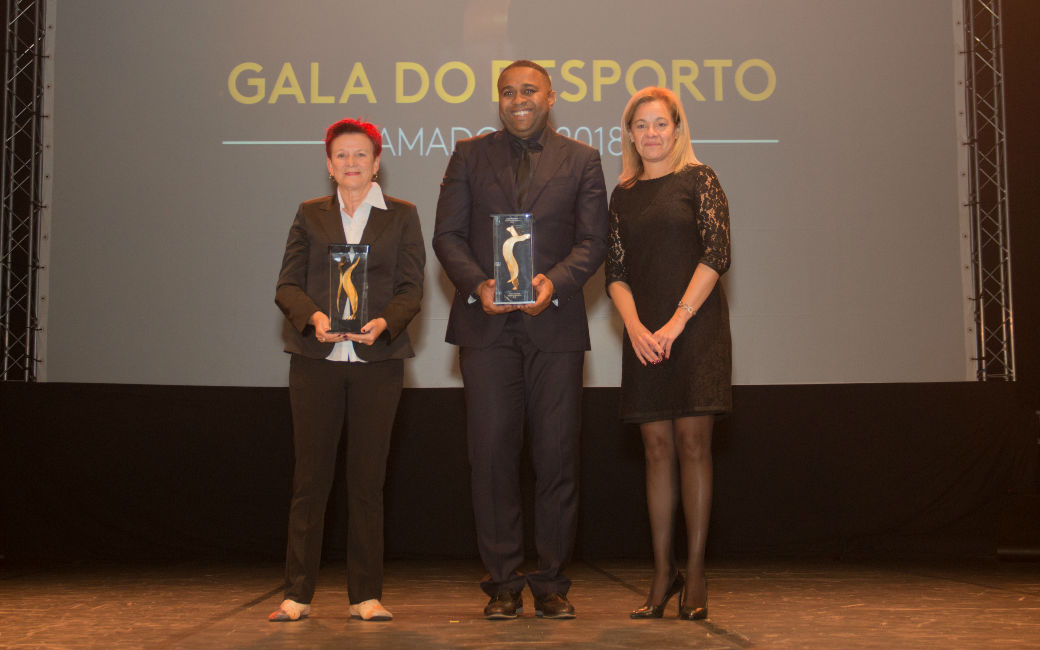 Rita Borralho e Jorge Andrade com a Presidente da Câmara Municipal da Amadora