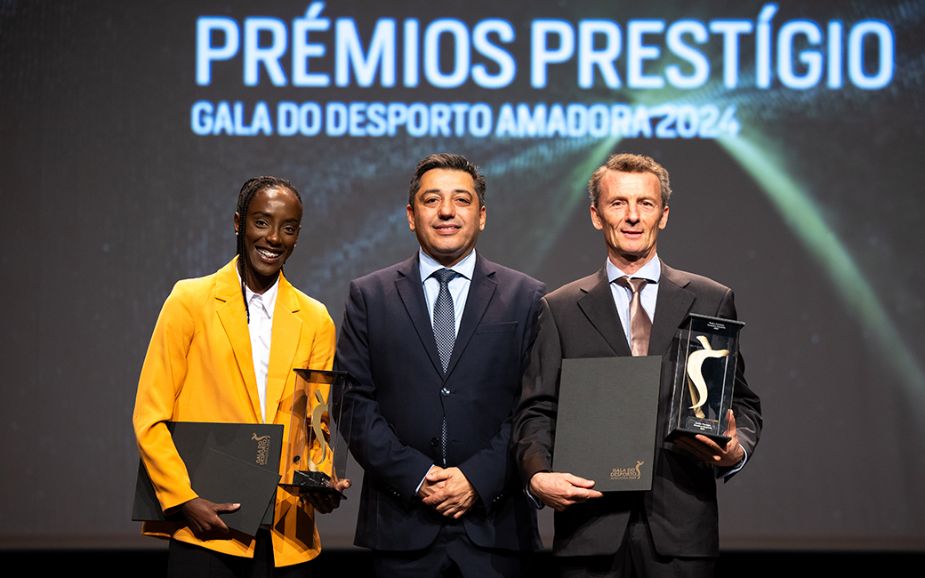 Janice Silva e Rui Pinto receberam o Prémio Prestígio na 9.ª Gala do Desporto da Amadora