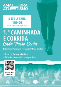 cartaz 1caminhada corrida cada passo conta 6abril2025 200