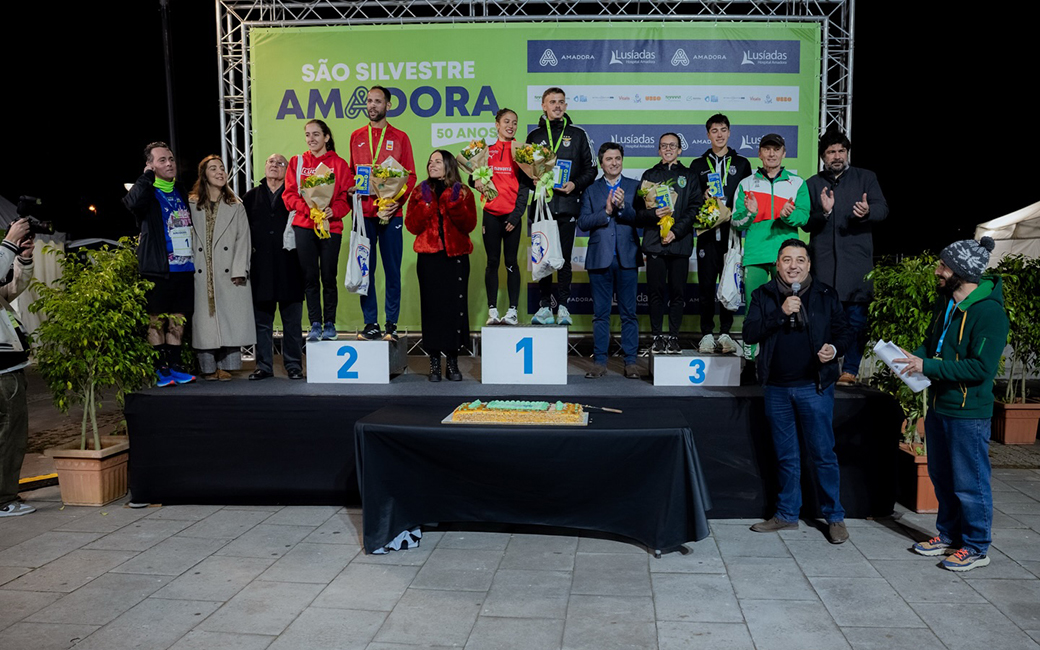 Alexandre Figueiredo e Laura Taborda vencem São Silvestre da Amadora | Recorde de Inscritos