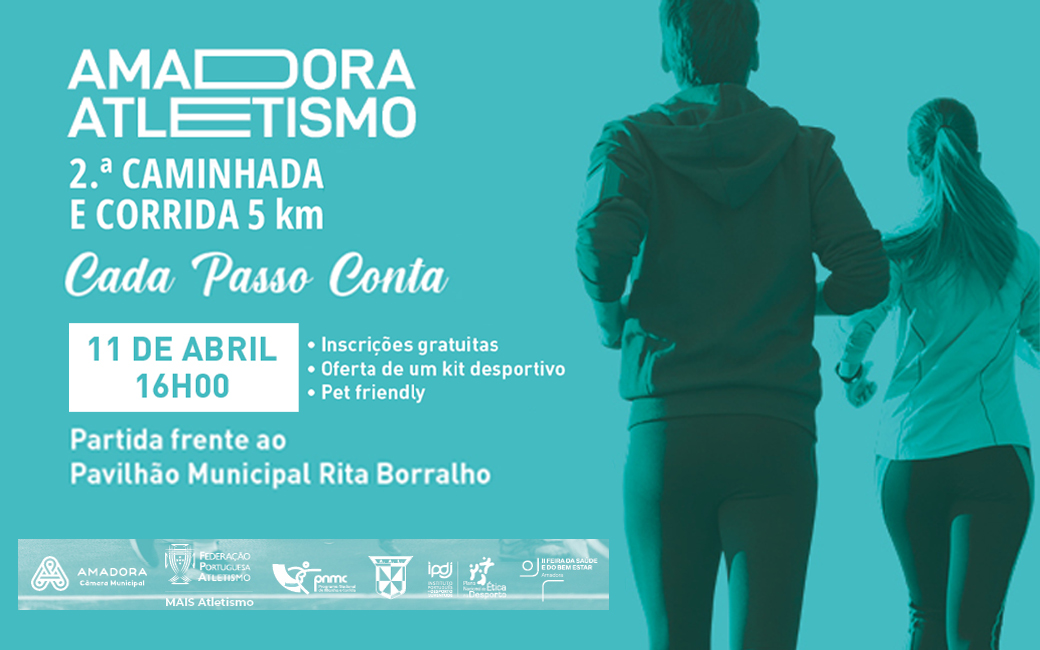 11 abril | 2.ª Caminhada e Corrida “Cada Passo Conta”