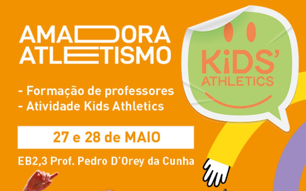 27 e 28 maio | Kids Athletics põe crianças a mexer!
