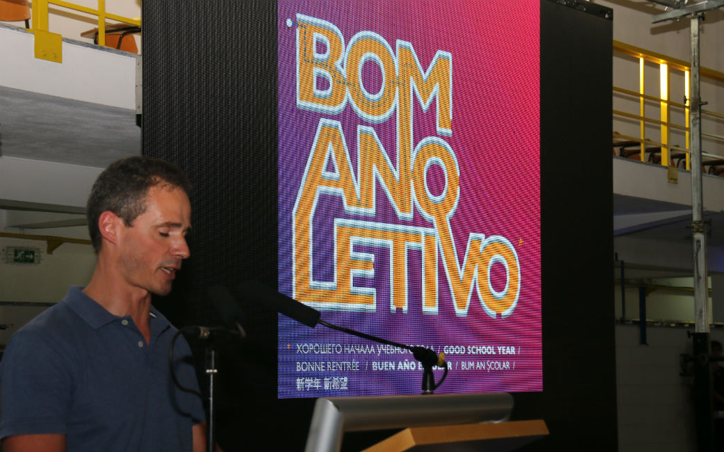 António Santos, Presidente da Associação de Pais da EB 2,3 Sophia de Melo Breyner Andresen