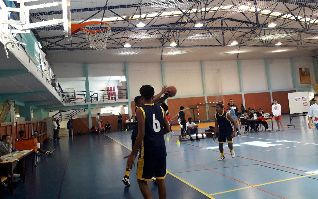 Prova de basquetebol animou Jogos Juvenis Escolares