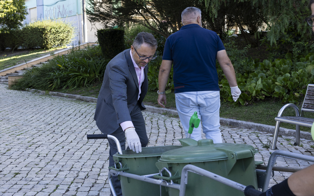 Ação contou com a presença do Vereador do pelouro, Luís Lopes