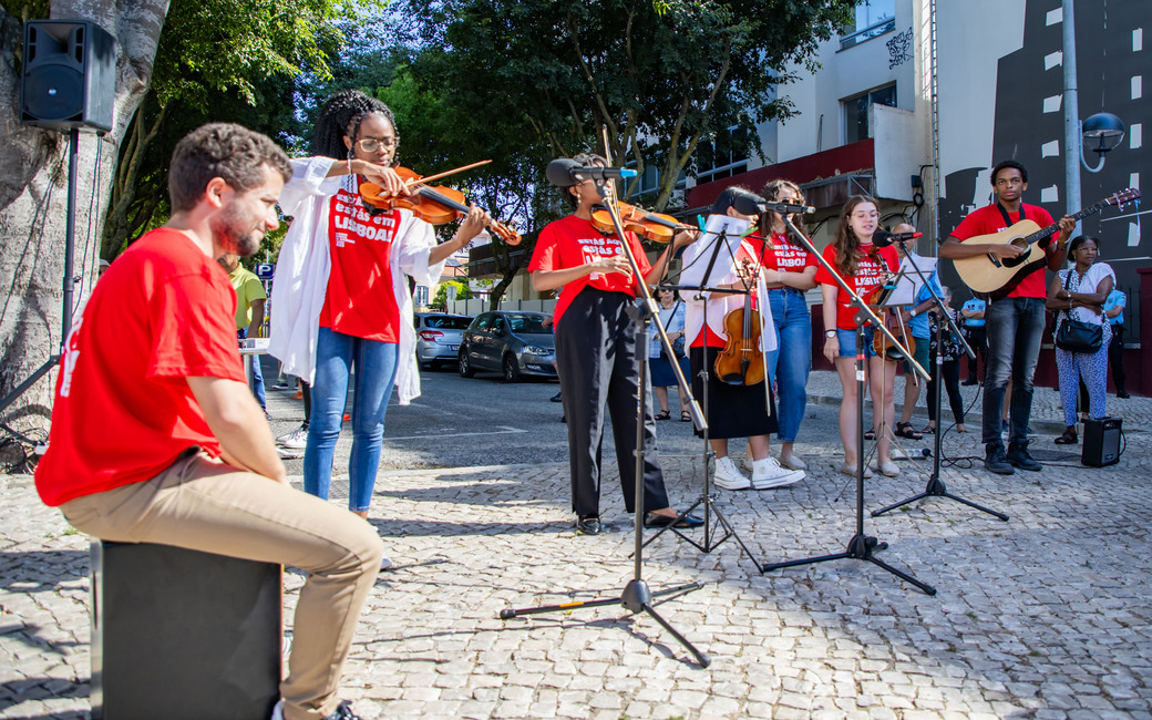 Jovens celebram Jornada Mundial da Juventude Lisboa 2023 