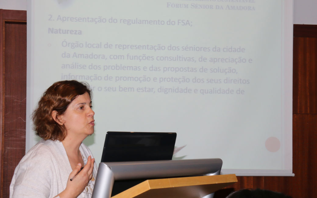 Ana Moreno, da Divisão de Intervenção Social / CMA