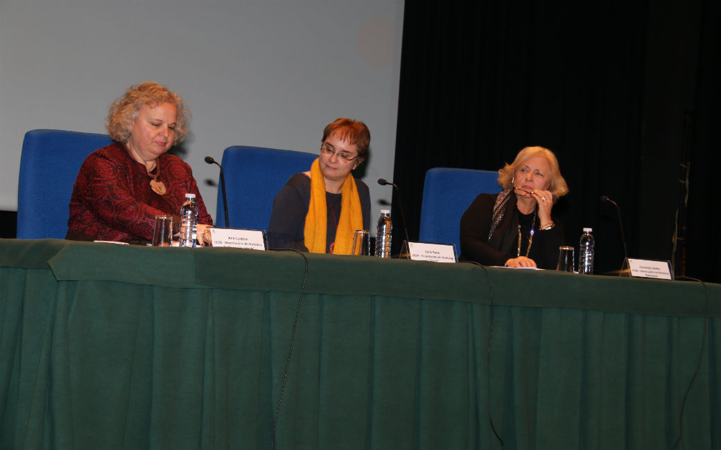 Ana Cardoso - CESIS, Carla Pinto - ISCSP e Conceição Santos - CNAF