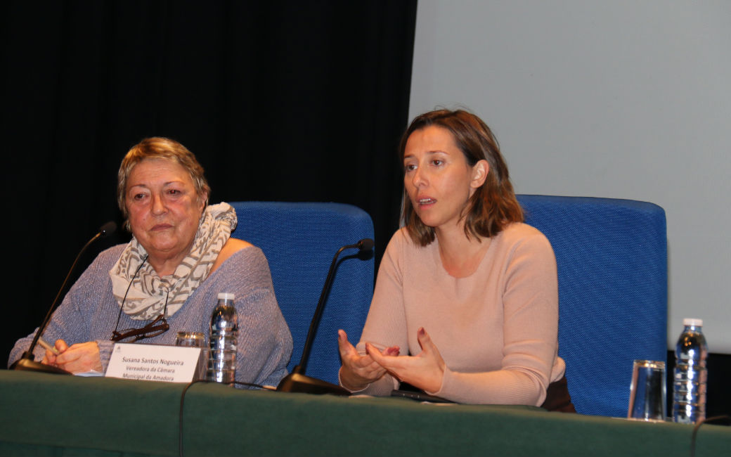 Isabel Saldida, Diretora do Centro Distrital de Lisboa do Instituto da Segurança Social e Susana Santos Nogueira, Vereadora do Desenolvimento Social, encerraram as jornadas