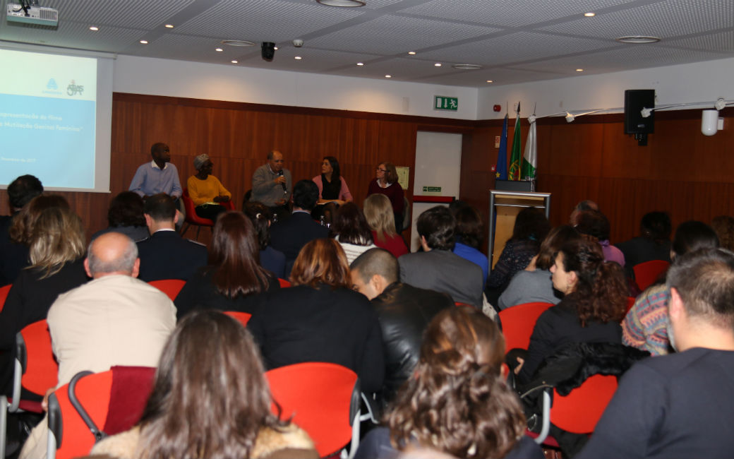 Painel de comentadores Eduardo Djaló, Adiato Samba Baldé, António Carlos Silva, Catarina Furtado e Alice Frade