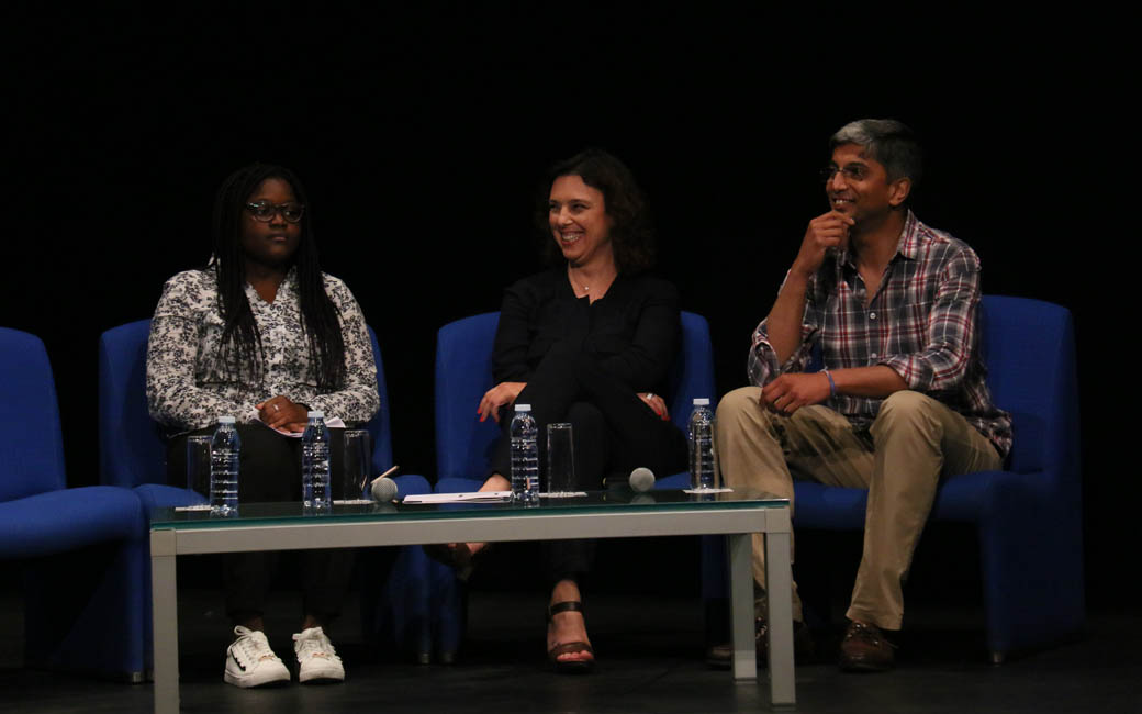 Gracieth Almeida, ASSACM, Raquel Santiago, Pressley Ridge e Nuno Antão, AJPAS