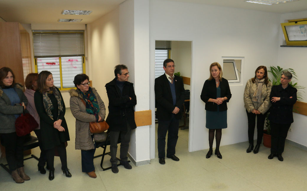 Presidente da Câmara Municipal, Carla Tavares, na abertura do espaço.