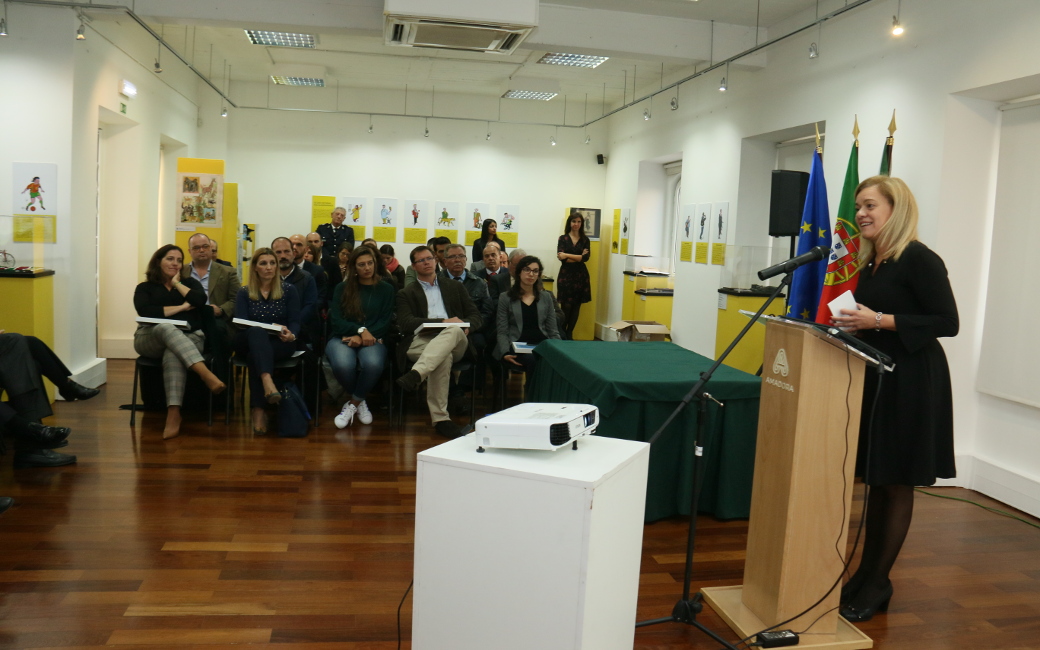 Com os novos parceiros em fundo, a Presidente da Câmara assumiu os idosos como o grande desafio da cidade