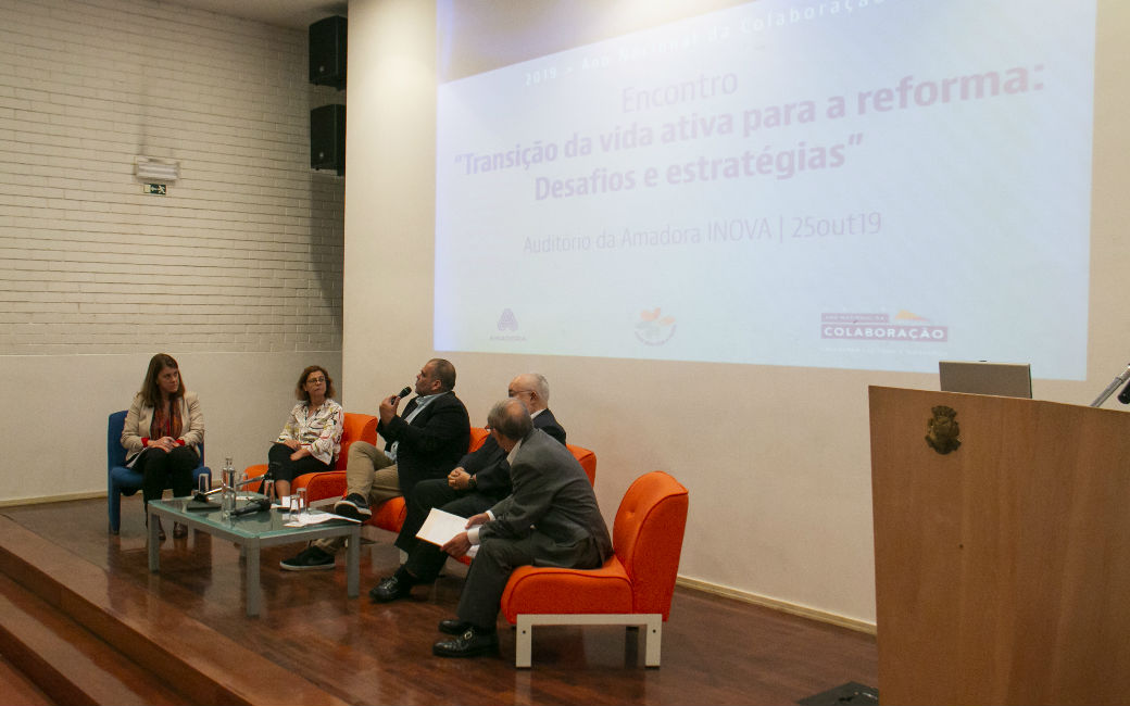 Susana Schmitz, Projeto R | Ana Moreno, CMA | Juvenal Baltazar, Fundaçã AFID | Hermano Carmo, ISCSP | Manuel Martins, AREP