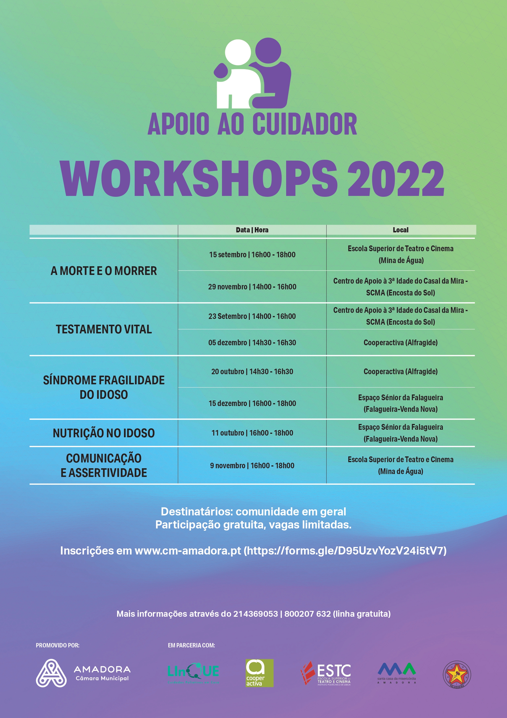 WORKSHOP APOIO CUIDADOR 2022