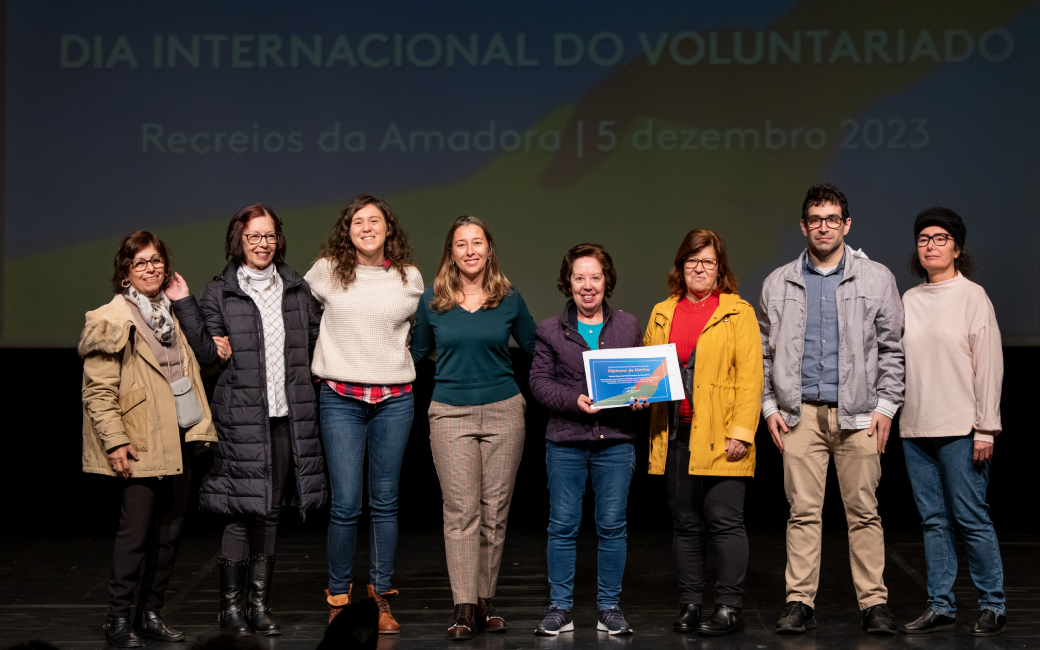 Cerimónia de Distinção dos/as voluntários/as ativos/as 2023 e das Organizações Promotoras de Voluntariado ativas 2023