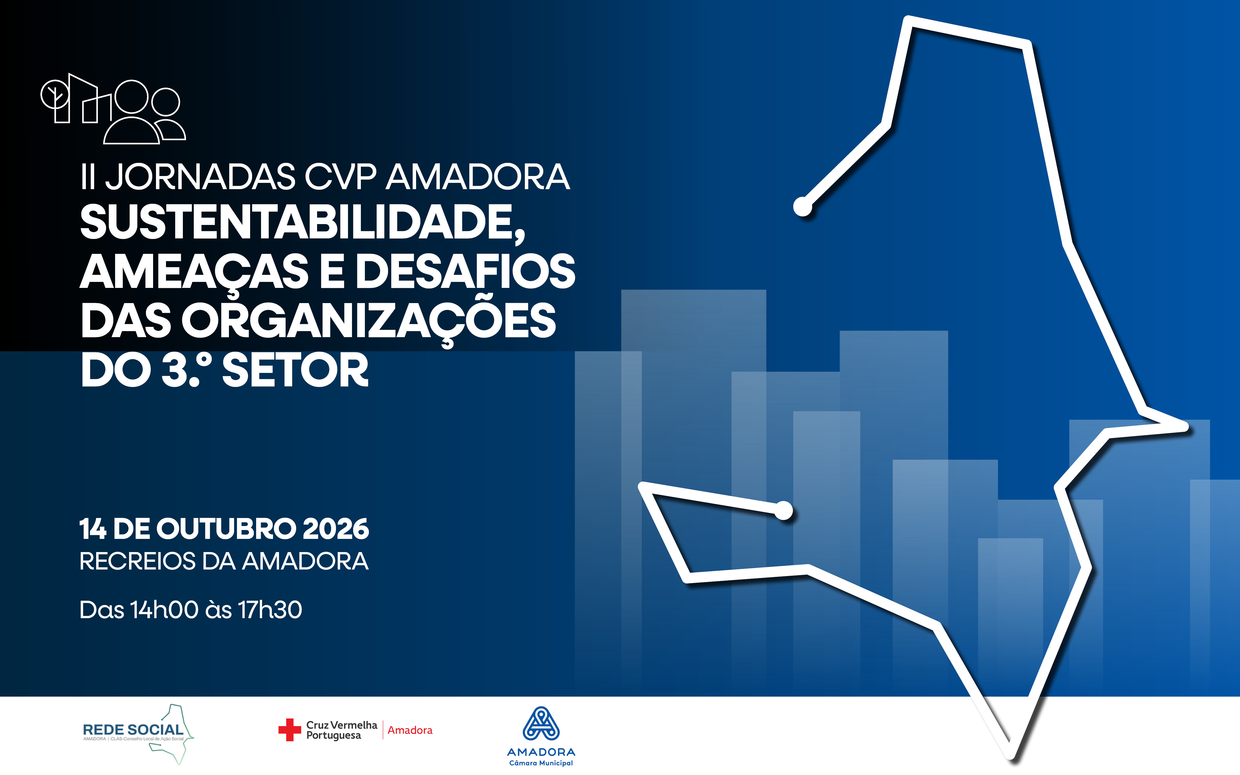 14 outubro | II Jornadas da CVP Amadora – Sustentabilidade, Ameaças e Desafios das Organizações do 3.º Setor
