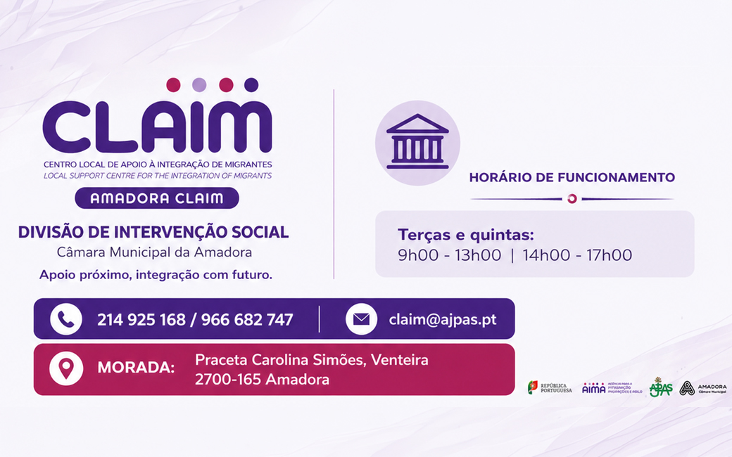 CLAIM Amadora conta agora com dois locais de atendimento aos migrantes