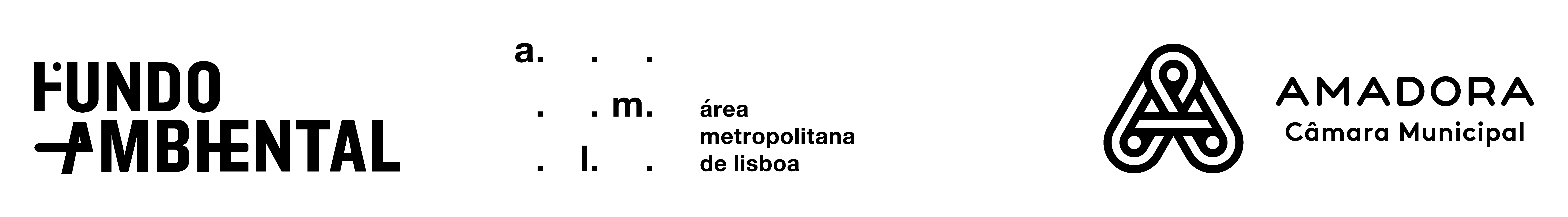 Barra logos fundo ambiental AML CMA