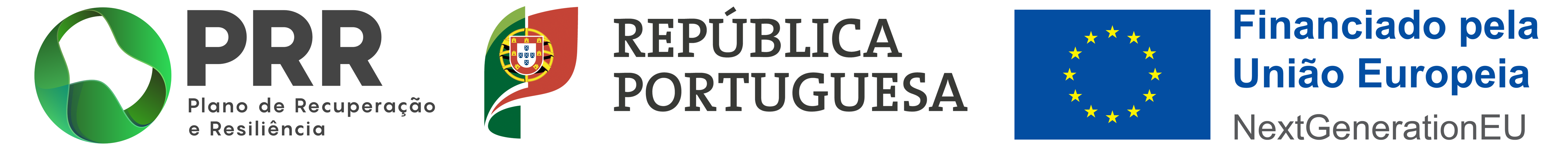 Logos Barra de Financiamento PRR combo 3 logos transparente