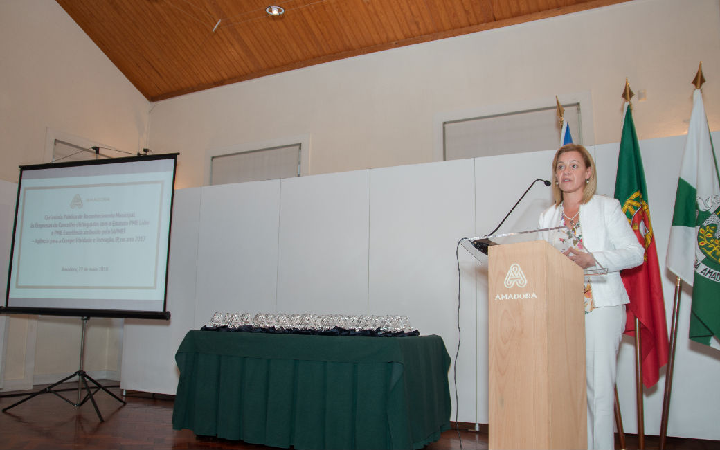 Carla Tavares demonstrou orgulho nas empresas distinguidas