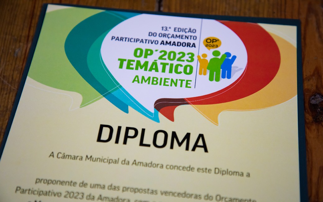 Entrega de Diplomas aos Proponentes das Propostas Vencedoras do OP 2023