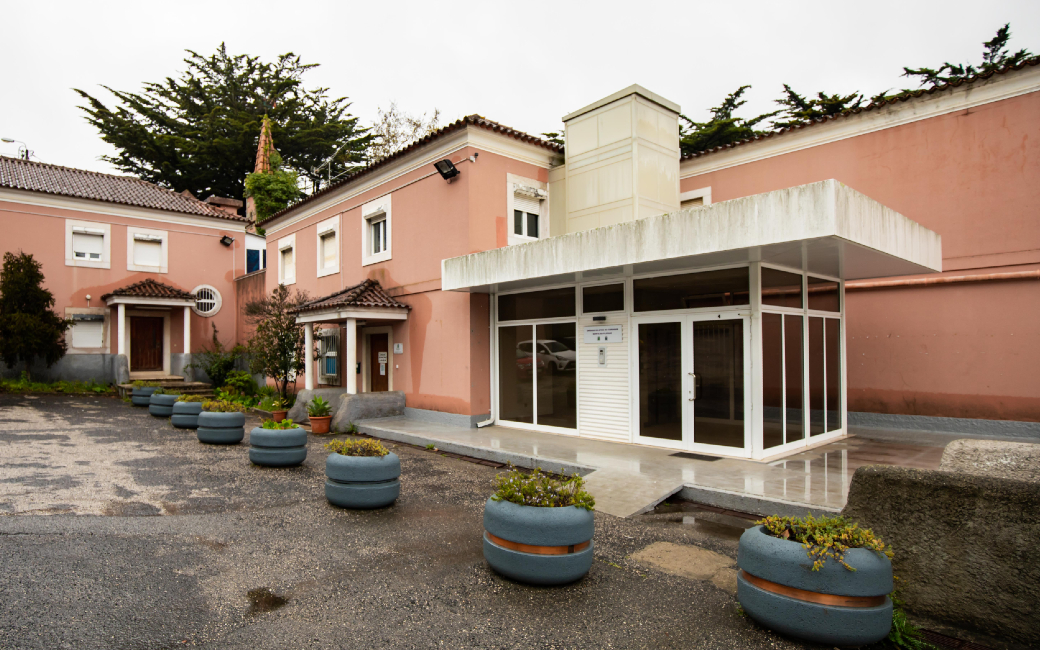 Centro de Acolhimento Temporário para Deslocados da Ucrânia, na Quinta dos Plátanos