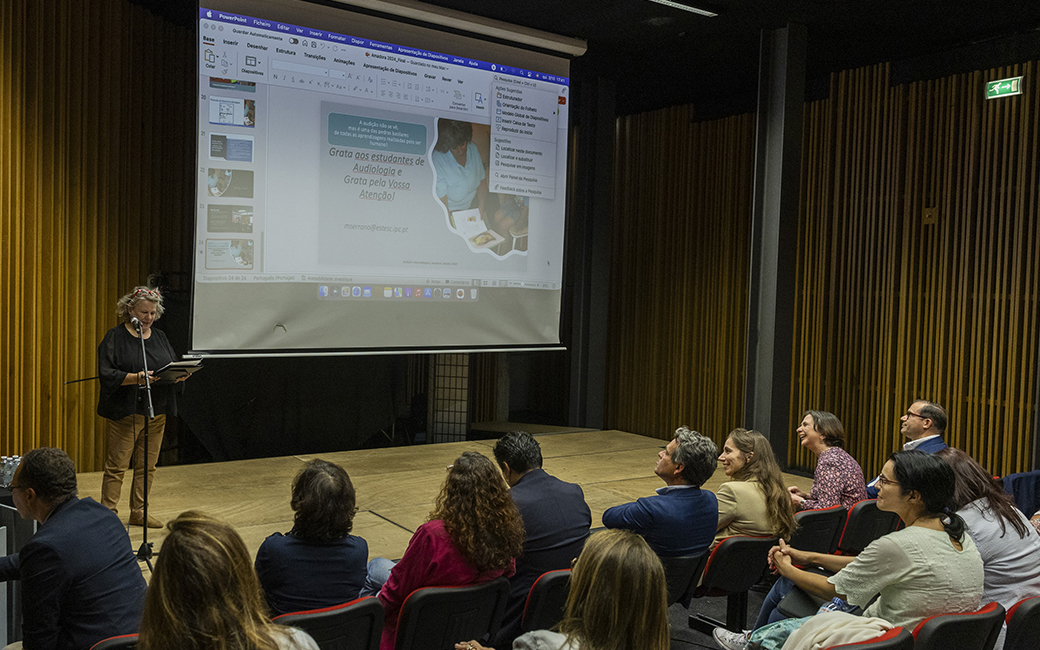 Apresentação dos resultados do projeto "Ver para Crer, Ouvir para Aprender" - Rastreios Audiológicos e Visuais, efetuados no ano letivo 2023/2024 nas escolas da cidade