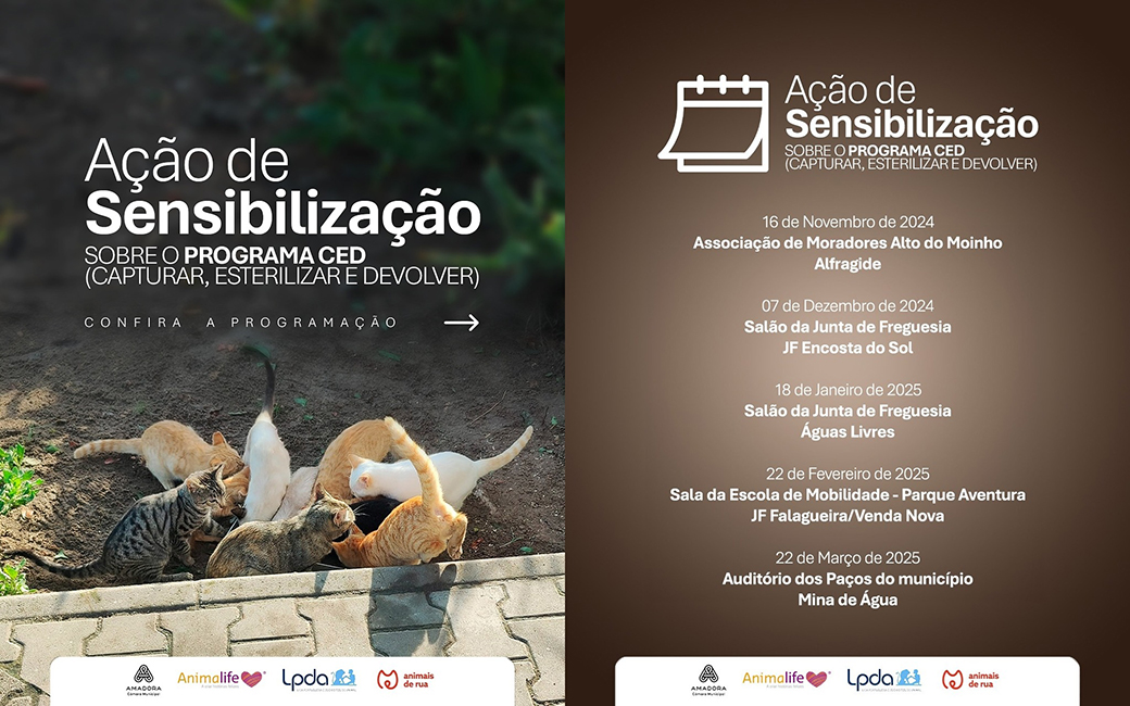 Ação de Sensibilização sobre o programa CED – Capturar, Esterilizar e Devolver