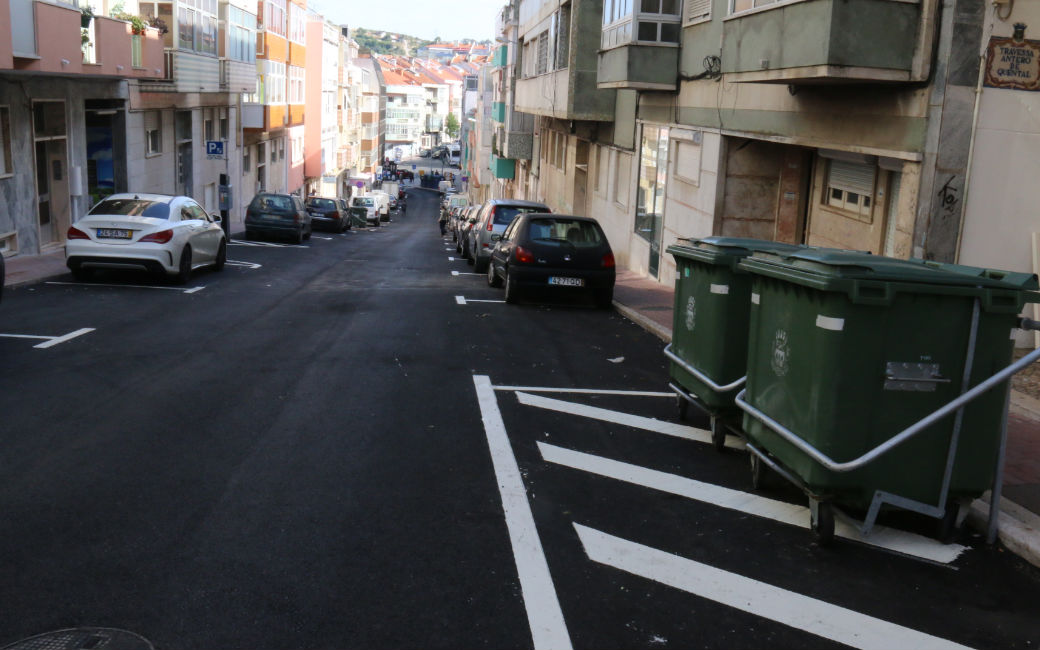 Rua Alexandre Herculano reaberta ao trânsito após as obras