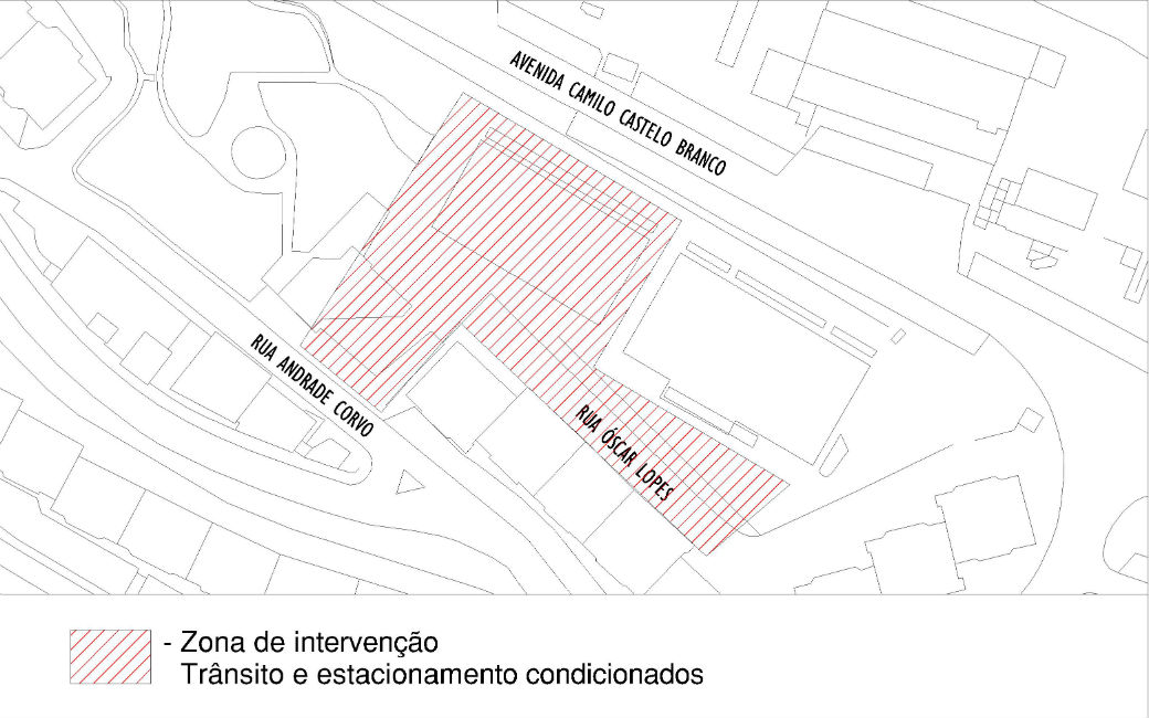 Rua Óscar Lopes | Condicionamento de Trânsito e de Estacionamento 