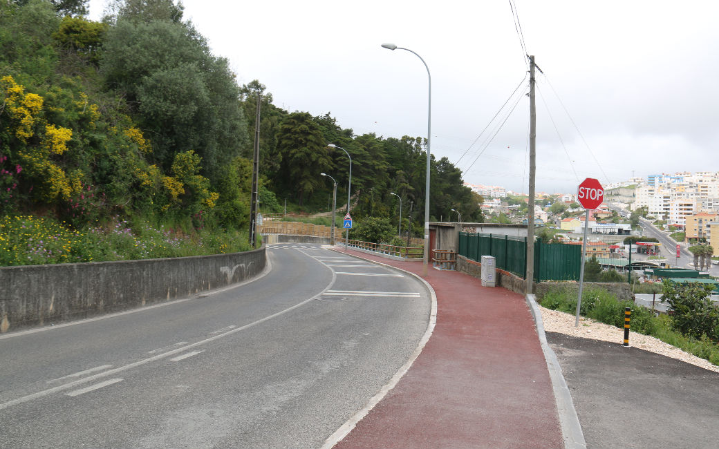 Estrada Serra da Mira sofreu melhoramentos junto ao Parque Fonte das Avencas