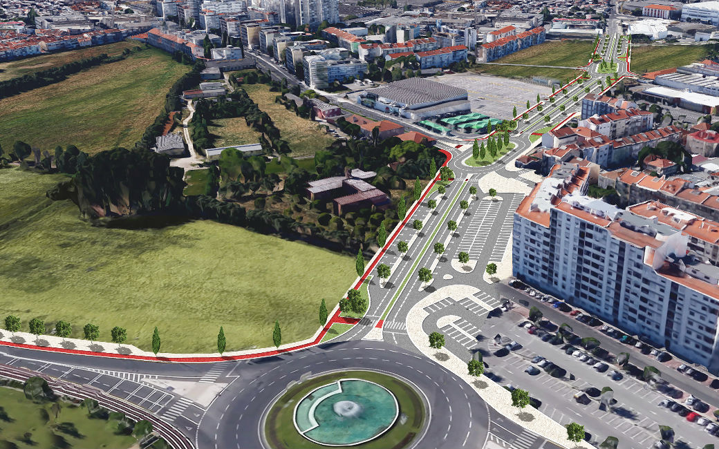 Esta obra integra o Plano de Ação de Regeneração Urbana da Venda Nova