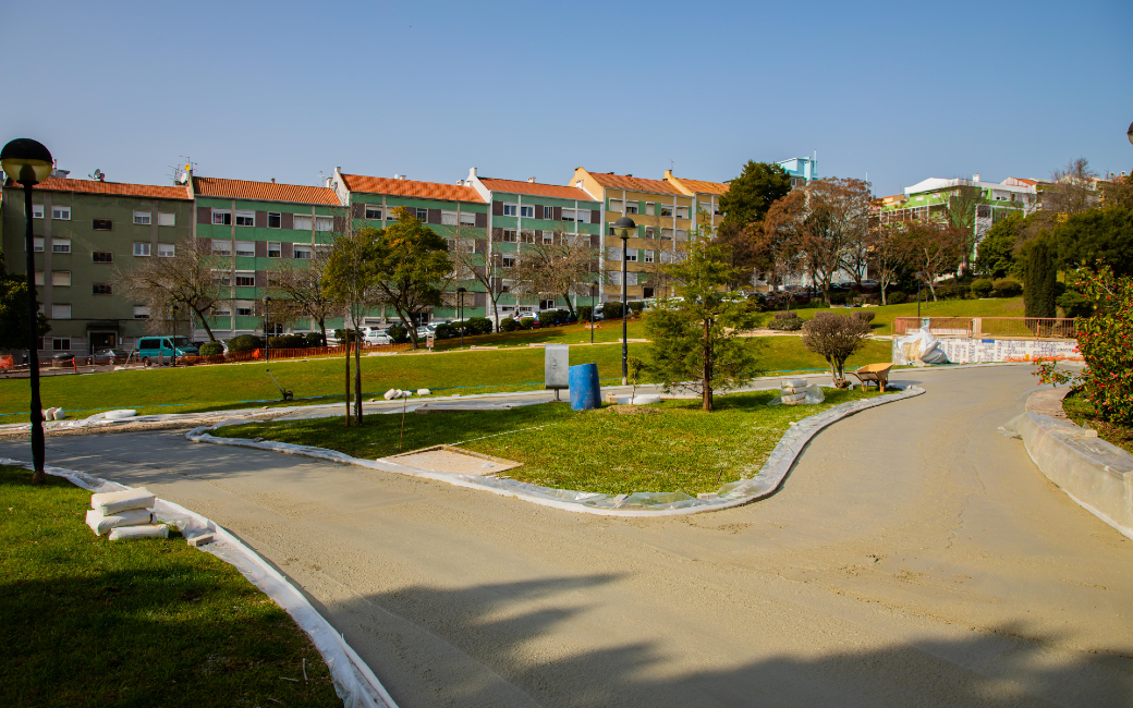 Parque Central da Amadora está a ser alvo de melhorias