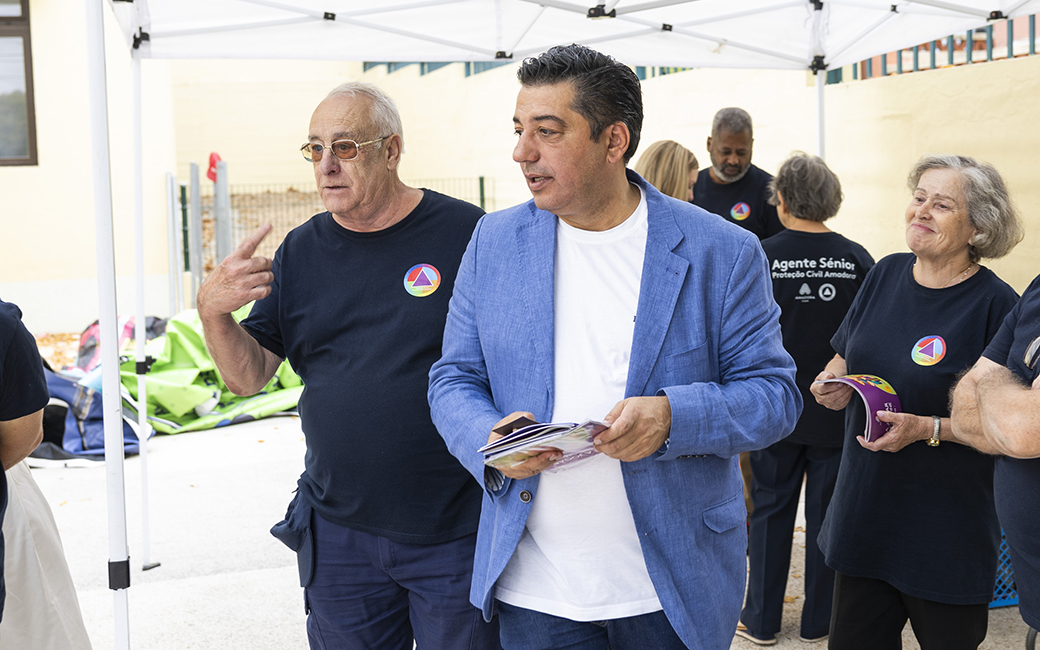 Muitas destas iniciativas contaram com a presença do Presidente da Câmara Municipal da Amadora, Vitor Ferreira
