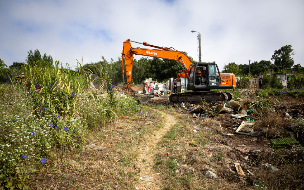 Intervenção nos terrenos do Bairro de Santa Filomena